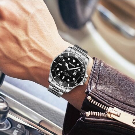 Doe Boy Shine Automatic stainless steel waterproof and luminous mechanical wristwatches - Image 2
