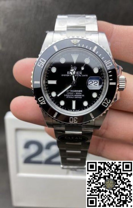 Rolex Submariner Date 126610LN 41mm Black Dial Black Ceramic Bezel 904L Steel Case & Bracelet VR3235 Movement