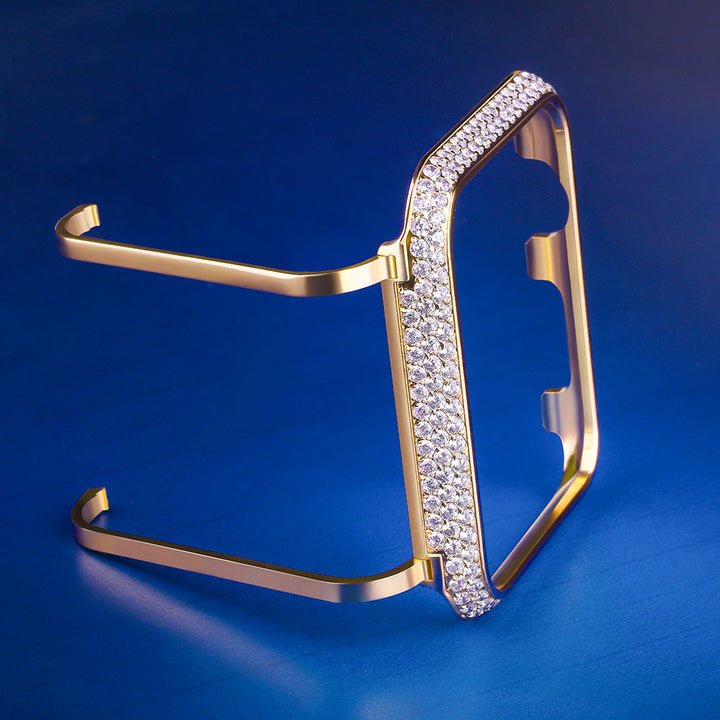 Doe Boy Shine Iced Apple Watch Cover for Apple Watch Series 5/4 14K Gold Plated - Image 4