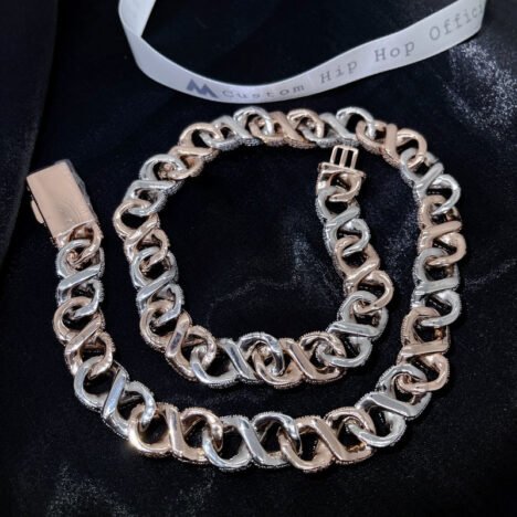15MM Infinity Link Moissanite Chain | VVS Hip Hop Iced Out Jewelry - Image 3