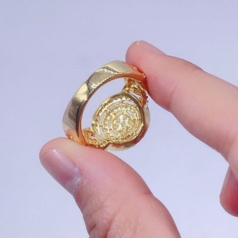 14K Gold Plating Sterling Silver 925 VVS Moissanite Iced Out Ring - Image 2