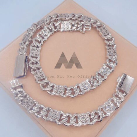 Iced Out 925 Silver Moissanite Cuban Chain 20MM - Hip Hop Jewelry - Image 3