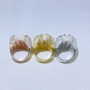 Iced Out Dollar Sign Ring - Hip Hop Jewelry, Unisex Bling Finger Accessory - Image 3