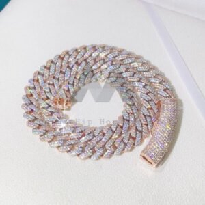 925 Sterling Silver 10MM VVS Moissanite Cuban Link Chain | Hip Hop Jewelry - Image 3
