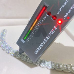 13MM VVS Moissanite Tennis Bracelet in White Gold Plated Sterling Silver - Hip Hop Jewelry - Image 4