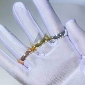 Men's Iced Out Heart-Shaped Ring, VVS Moissanite, 925 Silver Hip Hop Jewelry - Image 2