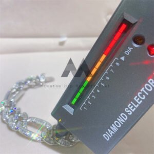 Men's Iced Out Moissanite Diamond Figaro Bracelet | Hip Hop Fashion Jewelry - Image 3