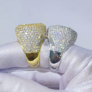Men's Iced Out Hip Hop Ring - Fashion Round Circle Style - Image 3