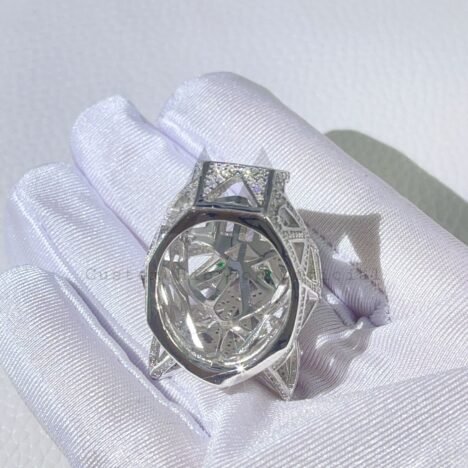Men's Iced Out Leopard Head Ring with VVS Moissanite - Hip Hop Fashion Jewelry - Image 3