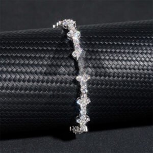 New Arrival 3MM 4MM Silver 925 VVS Moissanite Diamond Cross Tennis Chain - Image 6