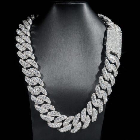 30MM Moissanite Cuban Link Chain | Hip Hop Iced Luxury Jewelry - Image 6