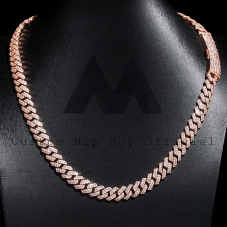 925 Sterling Silver 10MM VVS Moissanite Cuban Link Chain | Hip Hop Jewelry - Image 9