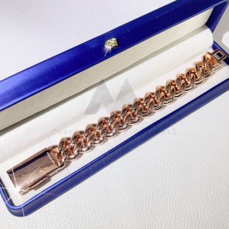 Hip Hop 20MM Baguette Moissanite Cuban Bracelet Solid Silver Pass Diamond Tester - Image 4