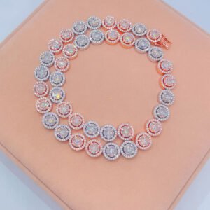 Men's Iced Out VVS Moissanite Diamond Tennis Chain | Hip Hop Fashion Jewelry - Image 4