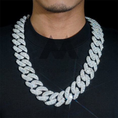 30MM Moissanite Cuban Link Chain | Hip Hop Iced Luxury Jewelry