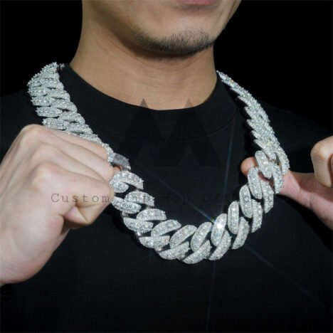 30MM Moissanite Cuban Link Chain | Hip Hop Iced Luxury Jewelry - Image 2