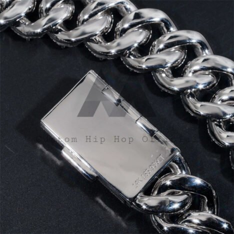 30MM Moissanite Cuban Link Chain | Hip Hop Iced Luxury Jewelry - Image 3