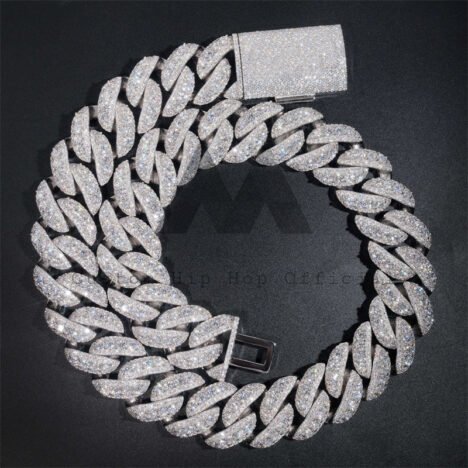 30MM Moissanite Cuban Link Chain | Hip Hop Iced Luxury Jewelry - Image 5