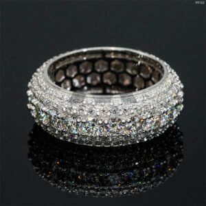 Iced Out Sterling Silver 925 Men Fashion Design Moissanite Eternity Ring Pass Diamond Tester - Image 3