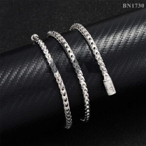 Hip Hop 925 Silver Franco Chain with VVS Moissanite Clasp - Image 8