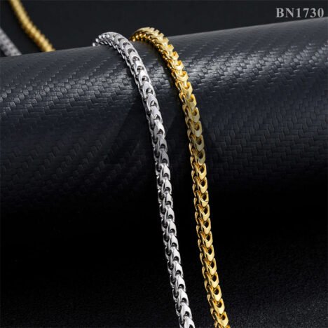 Hip Hop 925 Silver Franco Chain with VVS Moissanite Clasp - Image 9