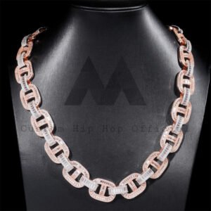Iced Out Moissanite Diamond Mariner Chain - Hip Hop Jewelry - Image 4