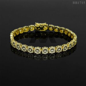 Iced Out Fanook Moissanite Hip Hop Bracelet - Rapper Style Jewelry - Image 4