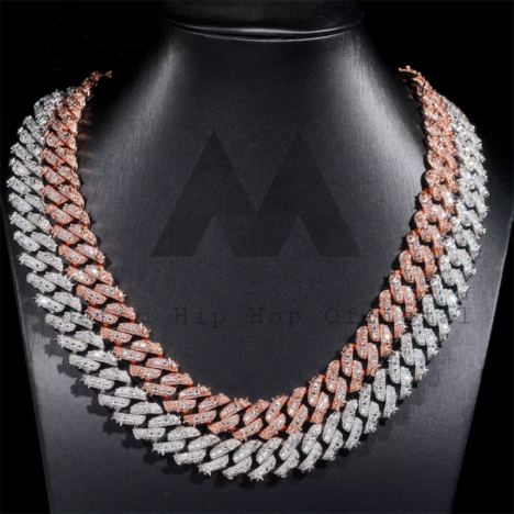 Iced Out 15MM Moissanite Cuban Link Chain | 925 Silver Hip Hop Jewelry - Image 5