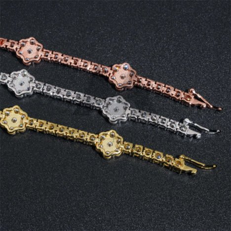 3MM 925 Silver Moissanite Tennis Bracelet | Iced Out Luxury Jewelry - Image 6
