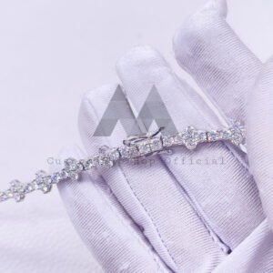 New Arrival 3MM 4MM Silver 925 VVS Moissanite Diamond Cross Tennis Chain - Image 2